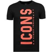 T-shirt Korte Mouw Local Fanatic ICONS Vertical Luxe Z