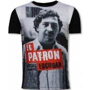 T-shirt Korte Mouw Local Fanatic El Patron Escobar Digital