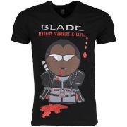 T-shirt Korte Mouw Local Fanatic Blade Fearless Vampire Killer