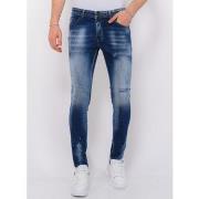 Skinny Jeans Local Fanatic Blue Stone Washed Jeans