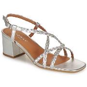 Sandalen Jonak 88-TBC-CUIR-METALLISE-ARGENT