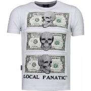 T-shirt Korte Mouw Local Fanatic Beter Have My Money Rhinestone