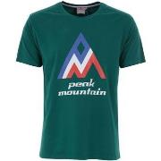 T-shirt Korte Mouw Peak Mountain T-shirt manches courtes homme CIMES