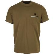 T-shirt Korte Mouw Fred Perry Loopback Jersey Pocket