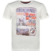 T-shirt Korte Mouw Geographical Norway SW1959HGNO-WHITE