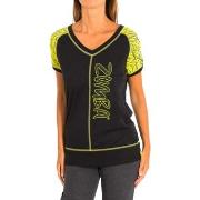 T-shirt Korte Mouw Zumba Z1T00469-NEGRO