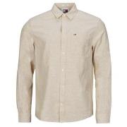 Overhemd Lange Mouw Tommy Jeans TJM REG LINEN BLEND SHIRT