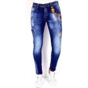 Skinny Jeans Local Fanatic Broek Verfspatten
