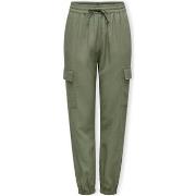 Broeken Only Noos Caro Pull Up Trousers - Oil Green