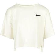 T-shirt Korte Mouw Nike Wms Nsw Rib Jersey Top