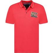 Polo Shirt Korte Mouw Geographical Norway SY1308HGN-Red