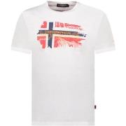 T-shirt Korte Mouw Geographical Norway SY1366HGN-White