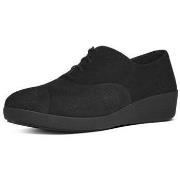 Mocassins FitFlop F-POP TM OXFORD FOIL SUEDE/BLACK FOIL CHECK