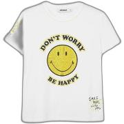 T-shirt Korte Mouw Desigual MORE SMILEY 24SWTKAL