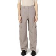 Broeken Only ONLJOSS HW STRAIGHT CARGO CHECK PANT TLR 15306277