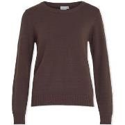 Trui Vila Noos Ril O-Neck L/S - Coffee Bean