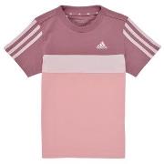 T-shirt Korte Mouw adidas Tiberio 3-Stripes Colorblock Cotton T-Shirt