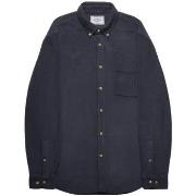 Overhemd Lange Mouw Portuguese Flannel Lobo Shirt - Navy