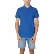 Polo Shirt Korte Mouw Suns BALDO SPONGE TECK TINTA UNITA PLS01049U