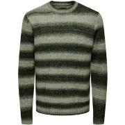 Trui Only &amp; Sons ONSMARCEL REG 3 GRADIENT CREW KNIT 22027155