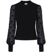 Trui Y.a.s YAS Noos Dotme Knit LS - Black