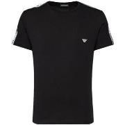 T-shirt Emporio Armani Lounge Eagle Tape T-Shirt - Black