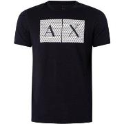 T-shirt Korte Mouw EAX Slank Grafisch T-Shirt