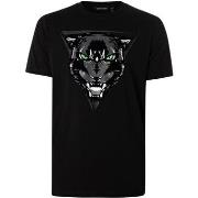 T-shirt Korte Mouw Antony Morato Grafisch T-shirt met Panter