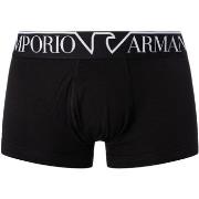 Boxers Emporio Armani Trunks van biologisch katoen met megalogo