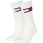 Sokken Tommy Hilfiger 2 Pack Flag Logo Socks White