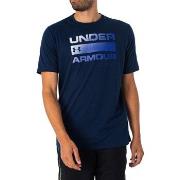 T-shirt Korte Mouw Under Armour T-shirt met teamuitgave en woordmerk