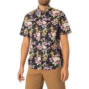 Overhemd Korte Mouw Replay Shirt met korte mouwen en bloemen