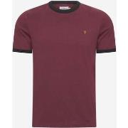 T-shirt Farah Groves reg ringer