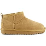 Enkellaarzen Colors of California Short winter boot in suede