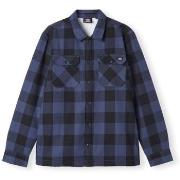 Overhemd Lange Mouw Dickies Lined Sacramento Sherpa Shirt - Navy