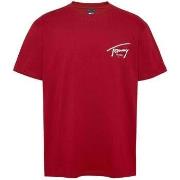 T-shirt Tommy Jeans Signature Logo Crew T-Shirt Regatta Red