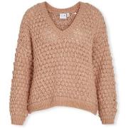 Trui Vila Evali Knit L/S - Natural Melange