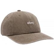 Pet Obey Pigment lowercase 6 panel stra