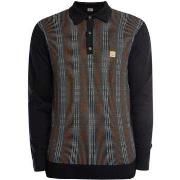 Polo Shirt Lange Mouw Gabicci Dalston Poloshirt met lange mouwen