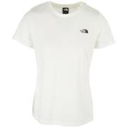 T-shirt Korte Mouw The North Face W S/S Simple Dome Slim Tee