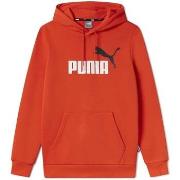 Fleece Jack Puma Ess+ 2 Col Big Logo Hoodie Fl