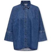 Blouse Only Noos Grace Shirt - Medium Blue Denim