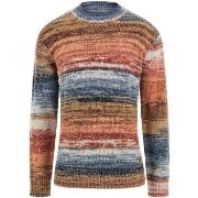 Fleece Jack Guess Eged Space Dye Striped Swtr