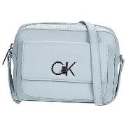 Schoudertas Calvin Klein Jeans RE-LOCK CAMERA BAG W/FLAP PBL