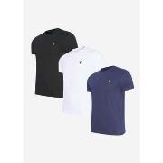 T-shirt Lyle &amp; Scott Lyle and Scott 3 Pack crewneck t-shirt