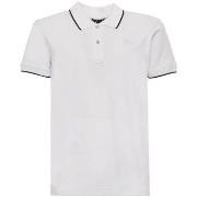 Polo Shirt Korte Mouw Husky hs23beupc34co185-arthur-c454-f46 white