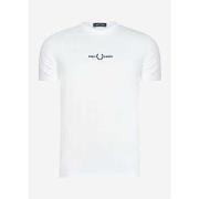 T-shirt Korte Mouw Fred Perry Embroidered t-shirt