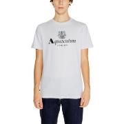 Polo Shirt Lange Mouw Aquascutum ACTIVE COTTON LOGO T-SHIRT AA_SS23_TS...