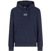 Sweater Ea7 Emporio Armani Core Identity Hooded Sweatshirt Armani Blue