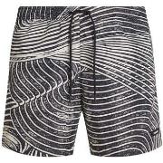 Zwembroek Calvin Klein Jeans All Over Printed Swim Shorts Palm Leaves